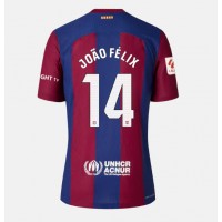 Barcelona Joao Felix #14 Hjemmebanetrøje Dame 2023-24 Kortærmet